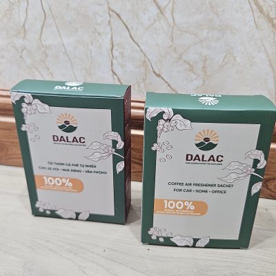 Túi thơm hạt cà phê DALAC (treo xe & phòng) | Coffee Scent Sachet